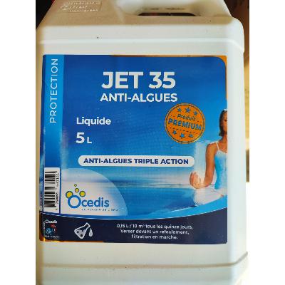 Ocedis JET 35 anti-algues triple action - Bidon 5L 