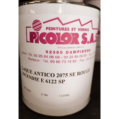 Peinture Anti-corrosion 2075 Rouge Incendie E6122 1L 