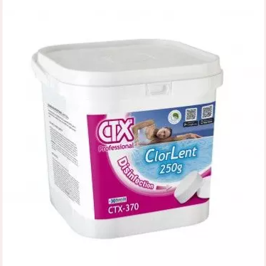 Chlore lent - Galet 250g - Seau 5kg