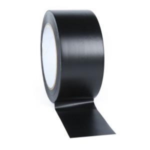 Ruban PVC plastifié noir largeur 50mm 33m